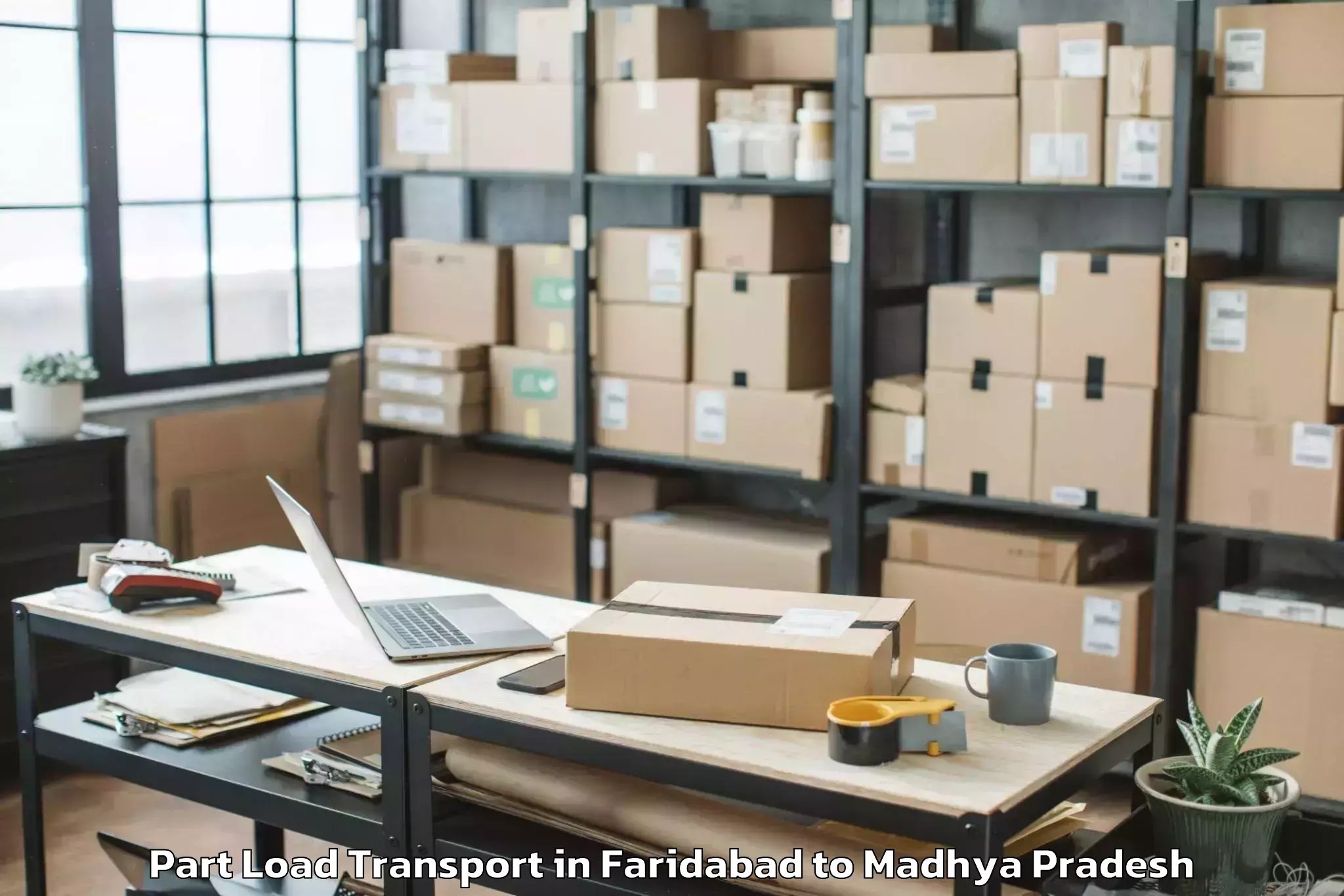 Top Faridabad to Ater Part Load Transport Available